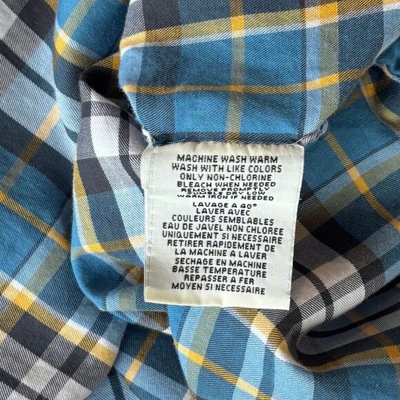 Denim Supply Ralph Lauren Y2K Button Down Shirt Western Plaid Womens Size Large - Picture 4 of 6